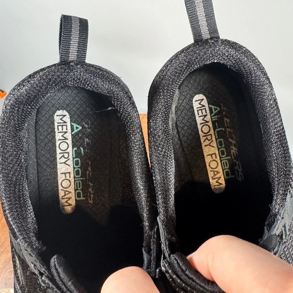 Skechers Gratis Sport Womens Black Memory Foam Comfort Walking Shoes Sz‎ 7